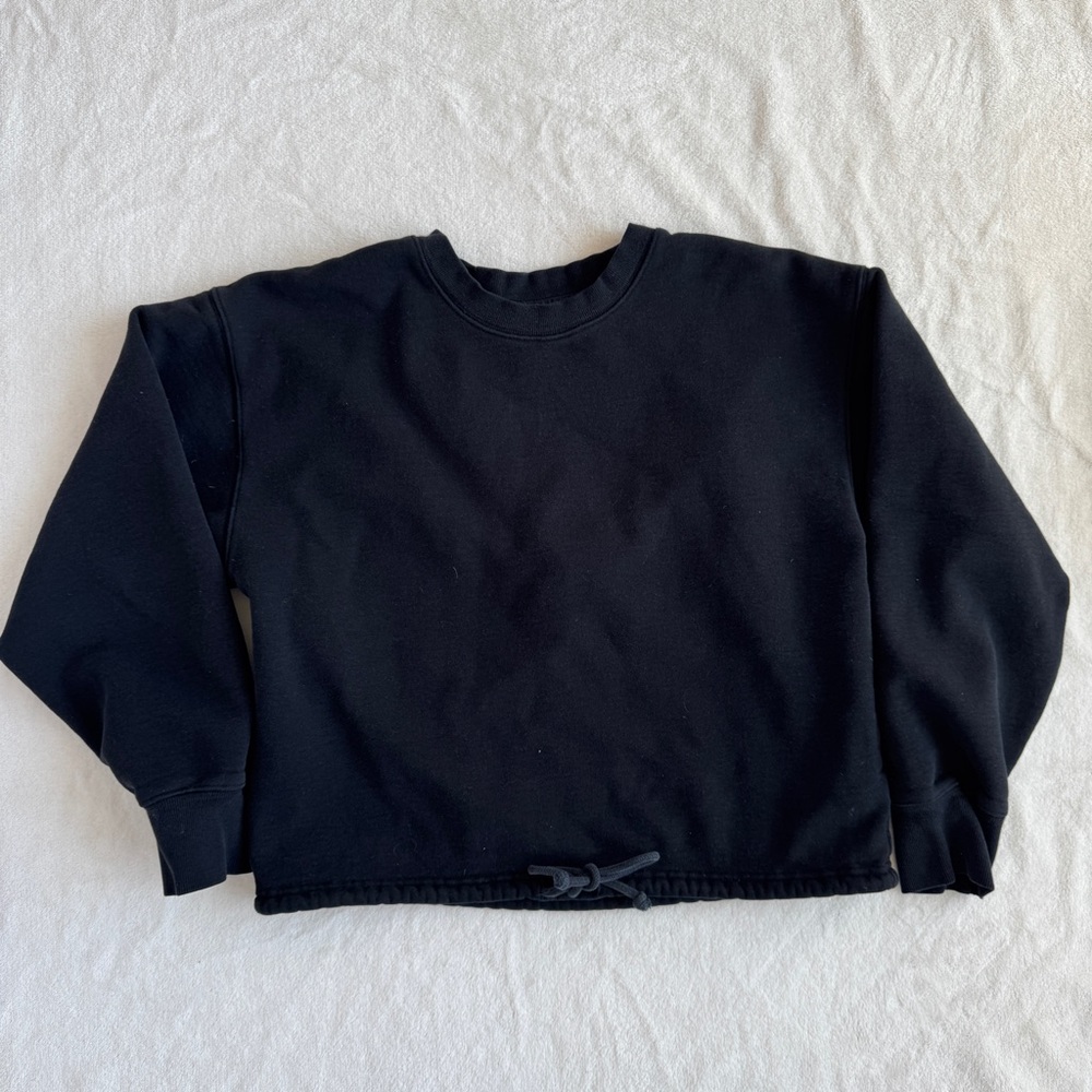 TNA Classic Black Crew Neck Sweater